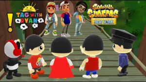 Tag with Ryan vs Subway Surfers Funny Moments Compilation Special Episode - All Characters Unlocked