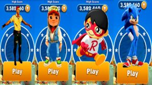 Temple Run 2 vs Subway Surfers vs Tag with Ryan vs Sonic Dash Android Gameplay
