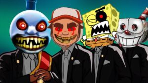 Thomas The Train.EXE & Subway Surfers.EXE & Sponge Bob.EXE & Cuphead.EXE - Coffin Dance Astronomia