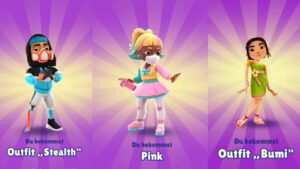 Unlocking Zayn Stealth Outfit, Pink & Mei Bumi Outfit Subway Surfers Vancouver