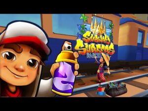 iGameMix🏛Liu Guilin Surfer Barcelona Subway Surfers HD FULLSCREEN👏Kid Gameplay #166