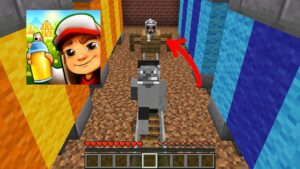 subway surfers in minecraft xD