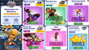 ALL UPCOMING BUNDLES OF SUBWAY SURFERS MONACO 2022 BY TIME TRAVEL WITH THEIR DATES