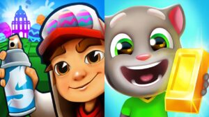 FUN! FUN! FUN! JAKE GOLD RUN - SUBWAY SURFERS OXFORD 2022 VS TALKING TOM GOLD RUN