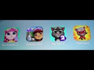My talking Angela 2 Vs Subway Surfers Vs My  Cat Tom 2 Vs Tom Hero Dash
