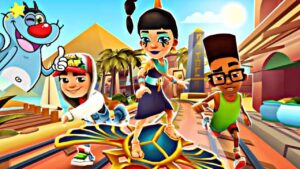 OGGY & JACK ENJOY PLAYING SUBWAY SURFERS | ANDROID GAMEPLAY WITH OGGY AND THE COCKROACHES