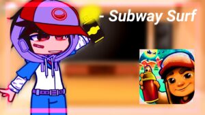 •|Personagens de Subway Surf reagindo a tik tok|•gacha club|•