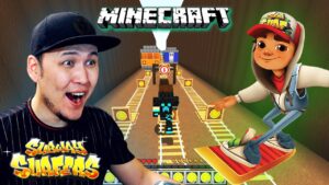 Майнкрафтта SUBWAY SURFERS ойнаймыз ! Майнкрафт Қазақша