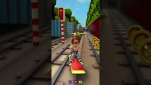 😂 SUBWAY SURFERS EN ROBLOX 😱 #Shorts