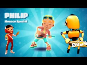 SUBWAY SURFERS WORLD TOUR MONACO 2022 PHILIP & DUMMY NEW CHARACTER S MONACO 2022
