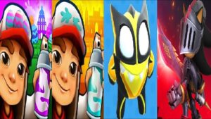 Sonic Dash SIR LANCELOT VS Subway Surfers Mumbai 2021 VS Oxford 2022 VS Om Nom Run Gameplay