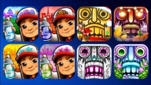 Subway Surfers Oxford,Paris,Mumbai,Tokyo, | Temple Run 2 Winter Toyland,Haunted Harvest,Spirits Cove