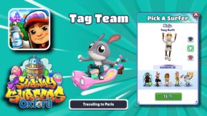 Subway Surfers Tag Team Ninja Yang Outfit Traveling to Paris