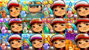 Subway Surfers chang'an VS Chinese Version Copenhagen Houston Oxford North Pole Cambridge Halloween