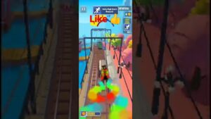 Subway surfers game play short videos like