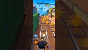 Subway surfers run game gameplay Android iOS walkthrough #trending #short #viralvideo (3)