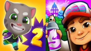 TALKING TOM GOLD RUN 2 VS Subway Surfers New Update Oxford 2022  GAMEPLAY