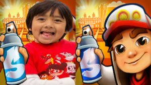 Tag with Ryan vs Subway Surfers World Tour Monaco - Run Gameplay