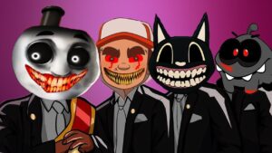 Thomas The Train.EXE & Subway Surfers.EXE & Cartoon Cat & Om Nom.EXE - Coffin Dance Astronomia cover