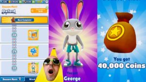 Unlocking Bugs Bunny, I Mean George on Subway Surfers