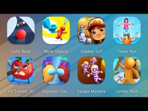 Color Road,More Snacks,Subway Surfers,Tower Run,Hit Tomato,Impostor Clash,Escape Masters,Lumber Rush