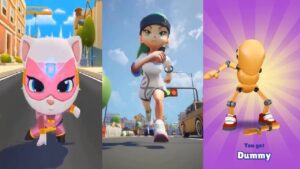 Street Rush - Running Game VS Talking Tom Hero Dash  Subway Surfers New Update Monaco 2022 GAMEPLAY