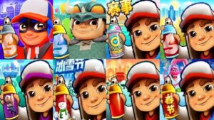 Subway Surfers COPENHAGEN 2021 VS 2022 Chinese Version  Edinburgh little rock Journey to the East