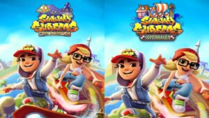 Subway Surfers: Copenhagen 2022 VS Copenhagen 2021 Gameplay