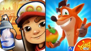 Subway Surfers 🏎 MONACO 2022! VS Crash Bandicoot: On the Run‪! 💣