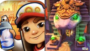 Subway Surfers 🏎 MONACO 2022! VS Temple Run 2 🌍  BLAZING SANDS MAP!