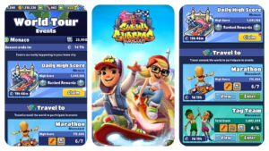 Subway Surfers Monaco 2022 Daily High Score vs Marathon Marrakesh vs Tag Team Marrakesh
