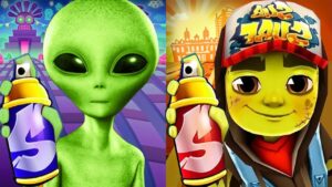 Subway Surfers Monaco 2022 Zombie Jake vs Alien Run Gameplay HD