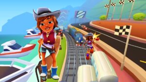 Subway Surfers Monaco – Kim Và Ván Trượt Great White