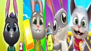 Subway Surfers VS TALKING TOM GOLD RUN 2 VS Cat Run Simulator 3D  Talking Becca VS tom rabbit