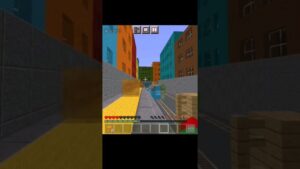 Subway surfers In Minecraft || #minecraft #shorts #minecraftpe #funny