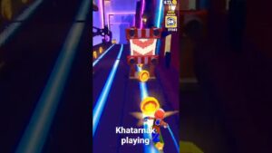 Subway surfers playing