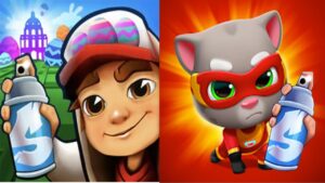 Subway surfers vs Tom Heroes - Juegos de carreras gratis.