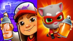 Subway surfers vs Tom hero dash - Juegos de correr. Gameplay.