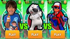 Tag with Ryan vs Hank Dog Rush vs Subway Surfers World Tour Copenhagen 2022 - Run Gameplay