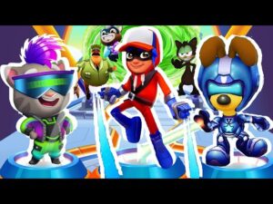 Talking Tom Gold Run 2 vs  Subway Surfers Copenhagen vs Garfield Rush Super Jack vs Robot odie & Tom