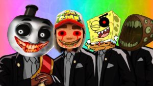Thomas The Train.EXE & Subway Surfers.EXE & Sponge Bob.EXE & Train Eater - Coffin Dance Astronomia