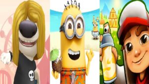 Despicable Me - Minion Rush SUMMER CONTEST VS SUBWAY SURFERS ZURICH VS TOM bubble shooter HANK
