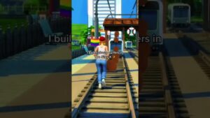 I built Subway Surfers in The Sims 4 #thesims4 #shorts