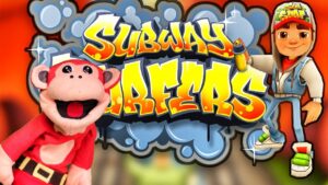JUGANDO SUBWAY SURFERS POR PRIMERA VEZ!  EL MONO SÍLABO JUEGA