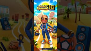 My 3 year old playing Subway Surfers like a pro/nupurs world/ #nupursworld #subwaysurfers #gameplay