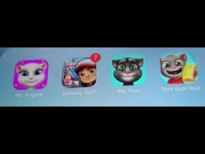 My Talking Angela , Subway Surfers, My Talking Tom, Tom Gold Run