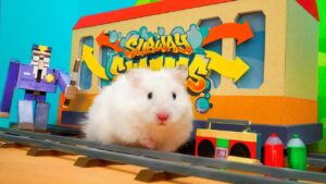 Runaway With Hamster In Real Subway Surfers World