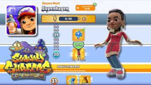 SUBWAY SURFERS SEASON HUNT REWARD LANA NORDIC OUTFIT