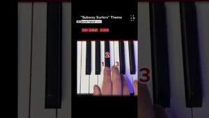„SUBWAY SURFERS“ Theme - Mini Piano Tutorial #pianotutorial #learnpiano #subwaysurfers #easypiano