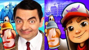 Subway Surfers Copenhagen 2022 vs Temple Mr Bean Run Gameplay HD